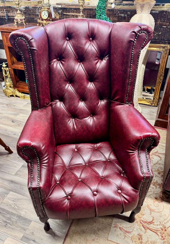 High backed Chesterfield Chair